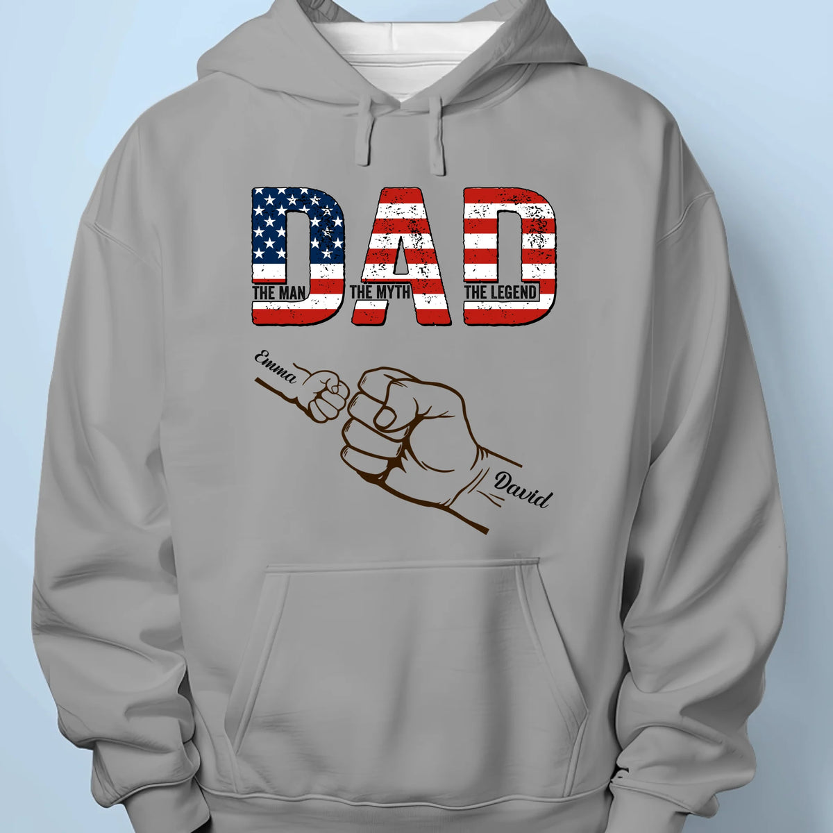 America’s Favorite Dad - US Patriotic Pride Unisex T-shirt, Premium T-shirt, Hoodie