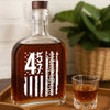 45 47, We The People - US Patriotic Pride Whiskey Bottle