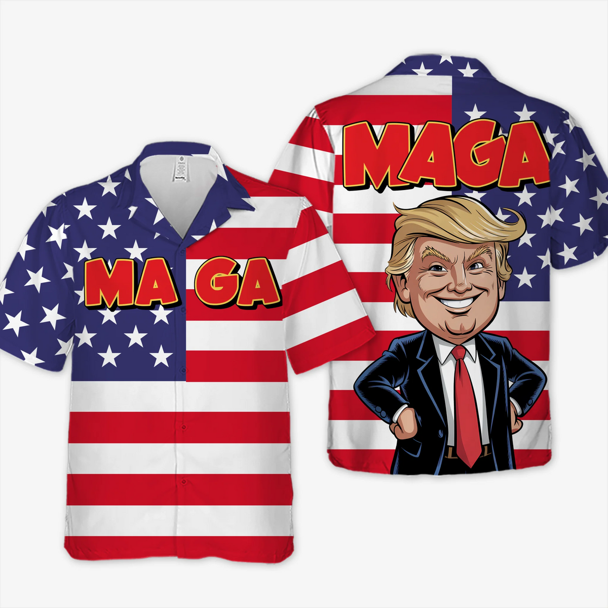 I Bet You Know Who I Am - US Patriotic Pride Unisex Tropical Hawaiian Aloha Shirt - Summer Vacation Gift For Conservative Supporters