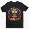 Glory Rises With The Dome - US Patriotic Pride Unisex T-shirt, Premium T-shirt, Hoodie