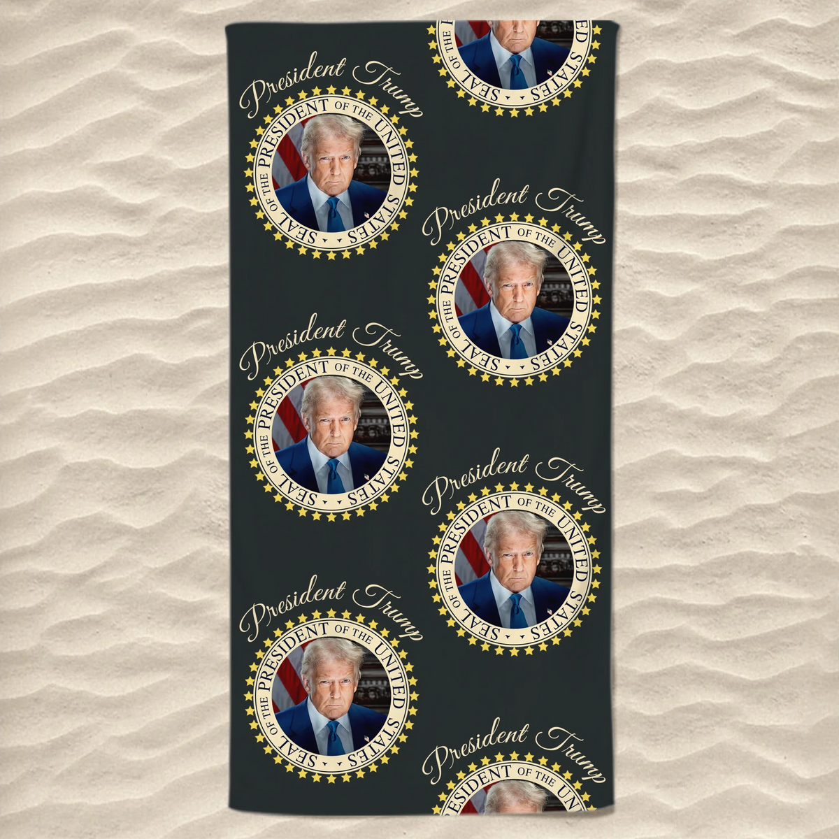 United In Strength - US Patriotic Pride Beach Towel