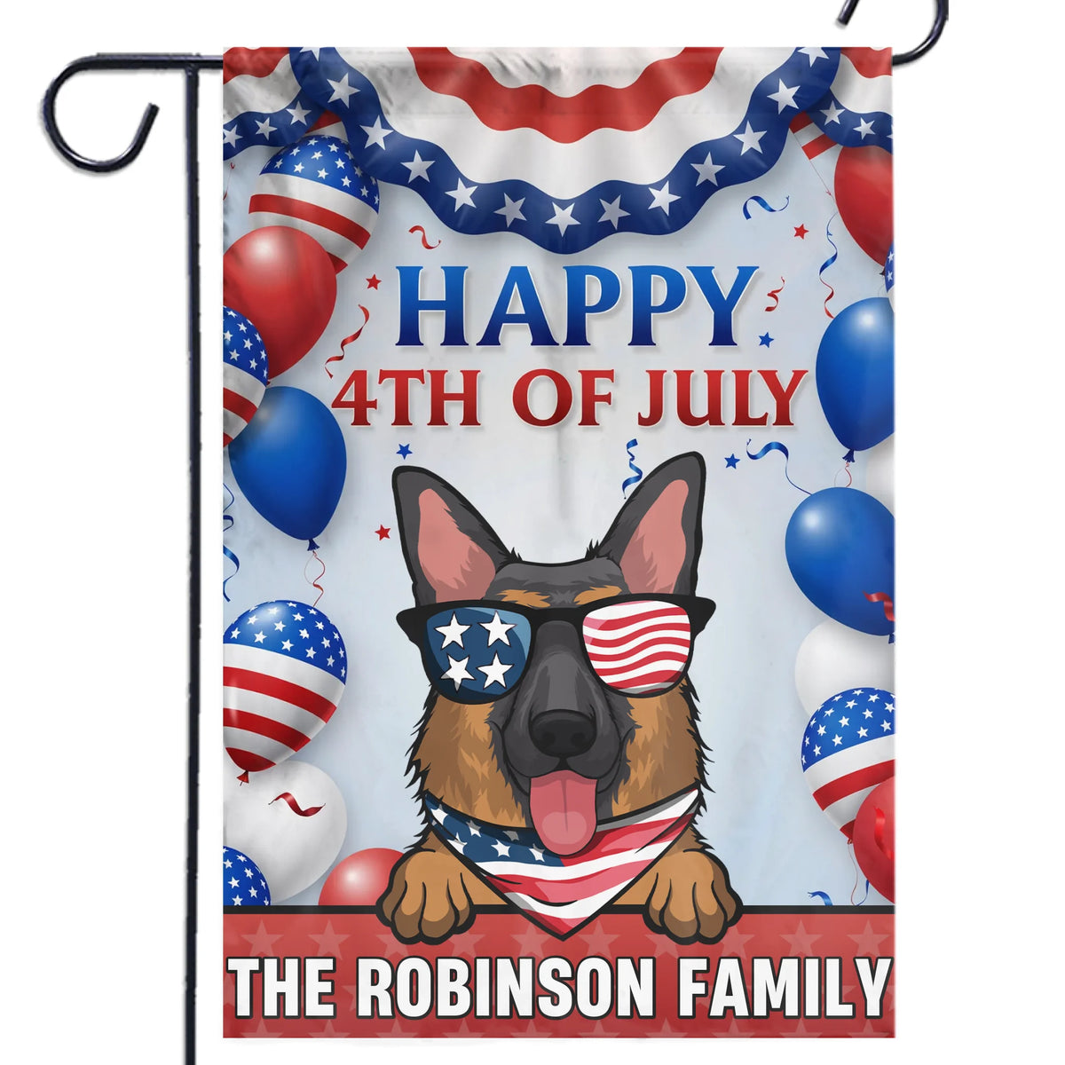 I'm Here To Celebrate July 4th With You - US Patriotic Pride House Flag, Garden Flag - 4th Of July, Gift For Conservative Supporters