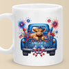 Moo Yeah, It’s ‘Merica Time - US Patriotic Pride Mug - 4th Of July, Gift For Conservative Supporters