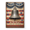 Stand Tall, Ring Loud, Live Free - US Patriotic Pride Home Decor Vertical Metal Sign - 4th Of July, Gift For Conservative Supporters