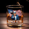 Since 1776 And Stronger Than Ever In 2025 - US Patriotic Pride Whiskey Glass - 4th Of July, Gift For Conservative Supporters