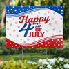 Republican State Yard Sign - US Patriotic Pride 4th Of July, Gifts For Conservative Supporters - Let Freedom Bang