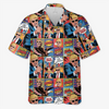 Republican State Unisex Tropical Hawaiian Aloha Shirt - US Patriotic Pride Summer Vacation And Travel Gifts For Conservative Supporters - Land Of The Free, Voice Of Fire
