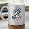 Republican State Metallic Mug - US Patriotic Pride Gifts For Best Friends, Sisters - Red Lips, Right Beliefs