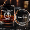 45 47 Republican State Whiskey Glass With Bottom And Side Engraving - US Patriotic Pride Gifts For Conservative Supporters, Wine, Bourbon, Whiskey Lovers - Lead Bold, Serve Loud