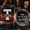 45 47 Republican State Whiskey Glass With Bottom And Side Engraving - US Patriotic Pride Gifts For Conservative Supporters, Wine, Bourbon, Whiskey Lovers - Forever 45 47