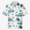 Gulf Of America Republican State Unisex Tropical Hawaiian Aloha Shirt - US Patriotic Pride Summer Vacation And Travel Gifts For Conservative Supporters - Ride The Red, White, And Blue Wave