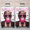 Republican State Luggage Cover - US Patriotic Pride Summer Vacation Gifts For Conservative Supporters, Travel Lovers, Best Friends, Sisters - She’s Wide Awake