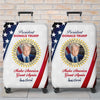 Republican State Luggage Cover - US Patriotic Pride Summer Vacation Gifts For Conservative Supporters, Travel Lovers - Keep America Moving Forward
