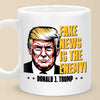 Republican State Mug - US Patriotic Pride Gifts For Conservative Supporters - Fake News Is The Enemy