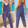 45 47 Republican State Casual Loose Overalls Jumpsuit - US Patriotic Pride Gifts For Conservative Supporters - Legacy Never Yields