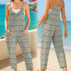 Gulf Of America Republican State Casual Loose Overalls Jumpsuit - US Patriotic Pride Gifts For Conservative Supporters - Salted With Freedom