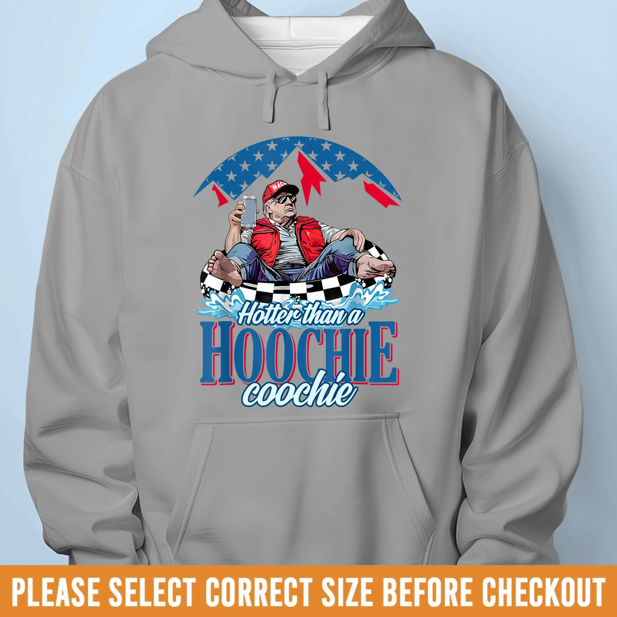 Republican State Unisex T-shirt, Premium T-shirt, Hoodie - US Patriotic Pride Gifts For Conservative Supporters - Hotter Than A Hoochie Coochie