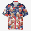Republican State Unisex Tropical Hawaiian Aloha Shirt - US Patriotic Pride Summer Vacation And Travel Gifts For Conservative Supporters - Blooming & Shining Like Him