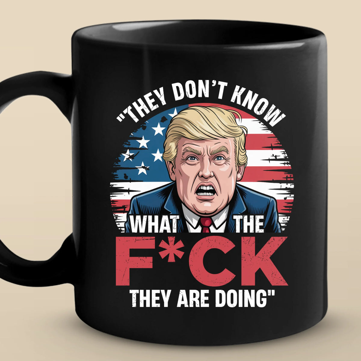 Republican State Black Mug - US Patriotic Pride Gifts For Conservative Supporters - They Talk Big, But Deliver Nothing