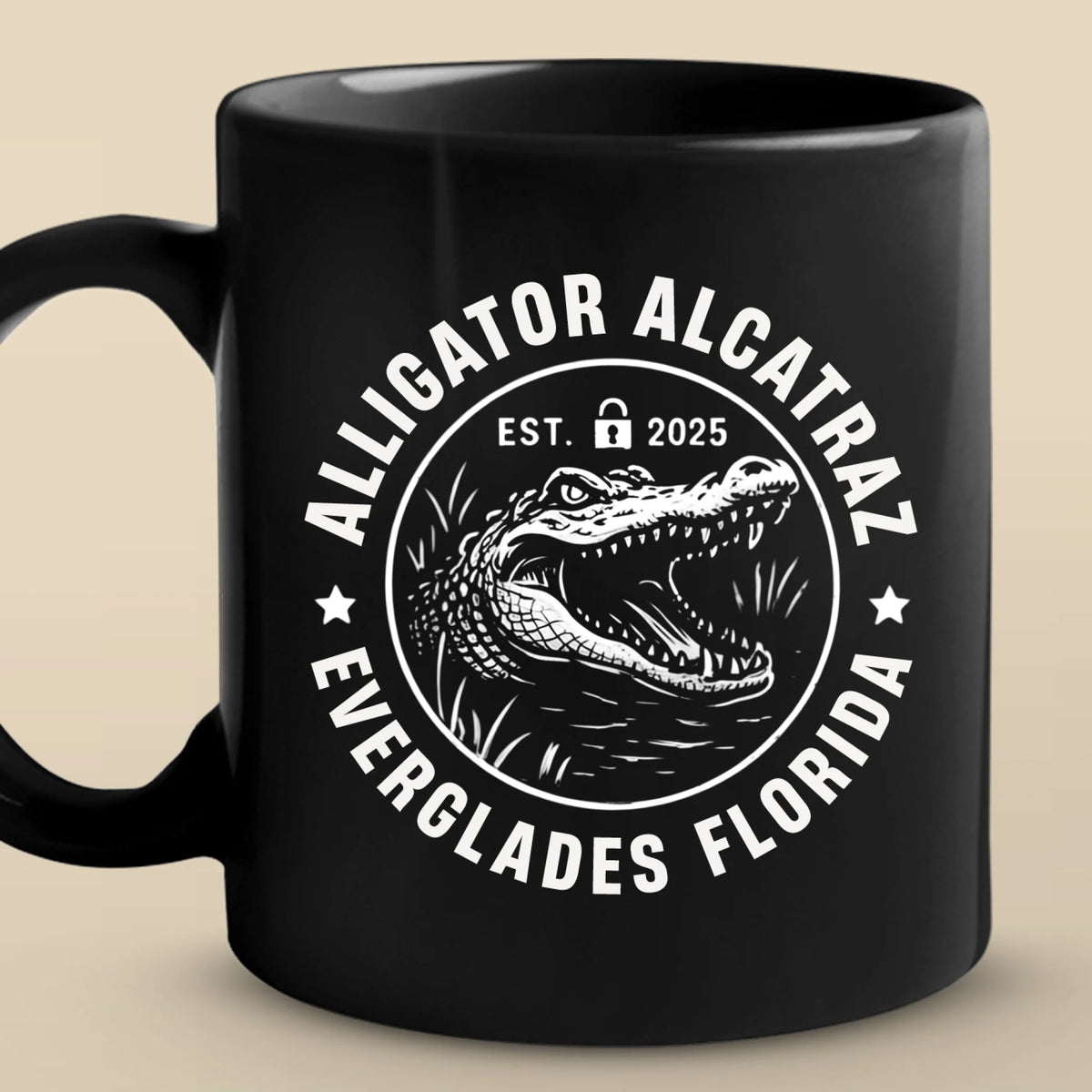 Republican State Black Mug - US Patriotic Pride Gifts For Conservative Supporters - Justice Snaps Harder In Florida