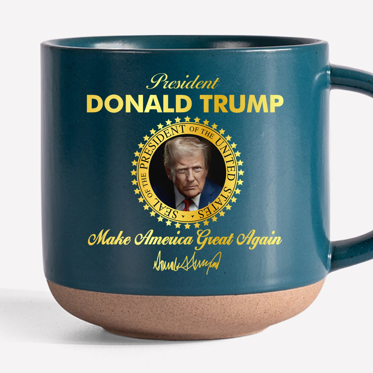 Republican State Printed Pottery Mug - US Patriotic Pride Gifts For Conservative Supporters - Legacy Of Freedom, Power, Pride