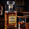 45 47 Republican State Glass Whiskey Decanter, Whiskey Bottle - US Patriotic Pride Gifts For Conservative Supporters, Wine, Bourbon, Whiskey Lovers - Liberty, Loyalty, Legacy