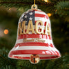 Republican State Acrylic Ornament - US Patriotic Pride, Christmas Gifts For Conservative Supporters - Jingle Bells For 47