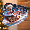 45 47 Republican State Acrylic Ornament - US Patriotic Pride, Christmas Gifts For Conservative Supporters - Delivering Freedom