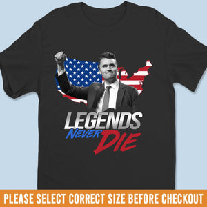 Republican State Unisex T-shirt - US Patriotic Pride Gifts For Conservative Supporters, CK Legacy Edition - His Impact Lives On