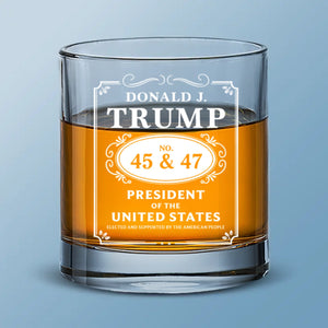 45 47 Republican State Whiskey Decanter Set - US Patriotic Pride Gifts For Conservative Supporters, Wine, Bourbon, Whiskey Lovers - Heritage In Every Glass