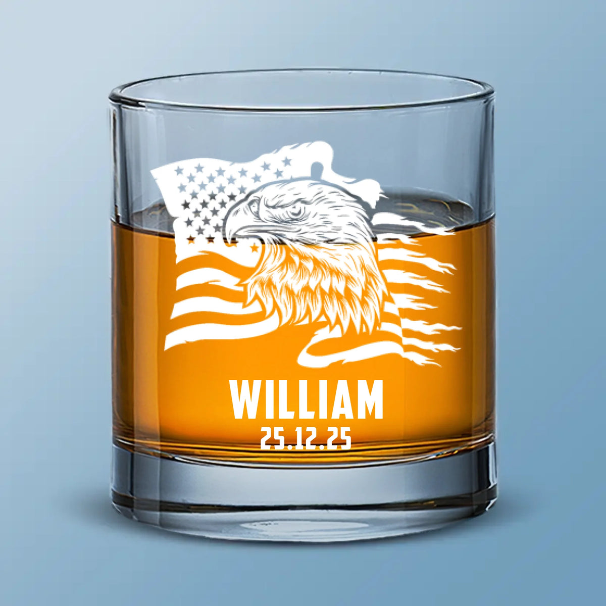 Republican State Custom Whiskey Glass - US Patriotic Pride Gifts For Conservative Supporters, Wine, Bourbon, Whiskey Lovers - Liberty Never Tasted Better