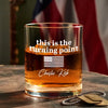 Republican State Custom Whiskey Glass - US Patriotic Pride Gifts For Conservative Supporters, CK Legacy Edition, Wine, Bourbon, Whiskey Lovers - Turning Point Forever