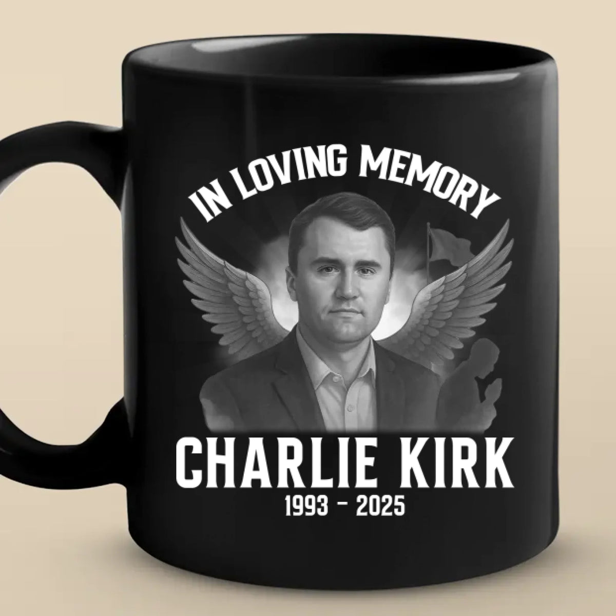 Republican State Black Mug – US Patriotic Pride Gifts For Conservative Supporters, CK Legacy Edition – The Nation Remembers Him