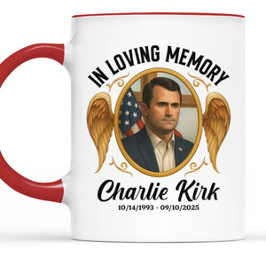 Republican State Accent Mug - US Patriotic Pride Gifts For Conservative Supporters, CK Legacy Edition - History Holds His Image