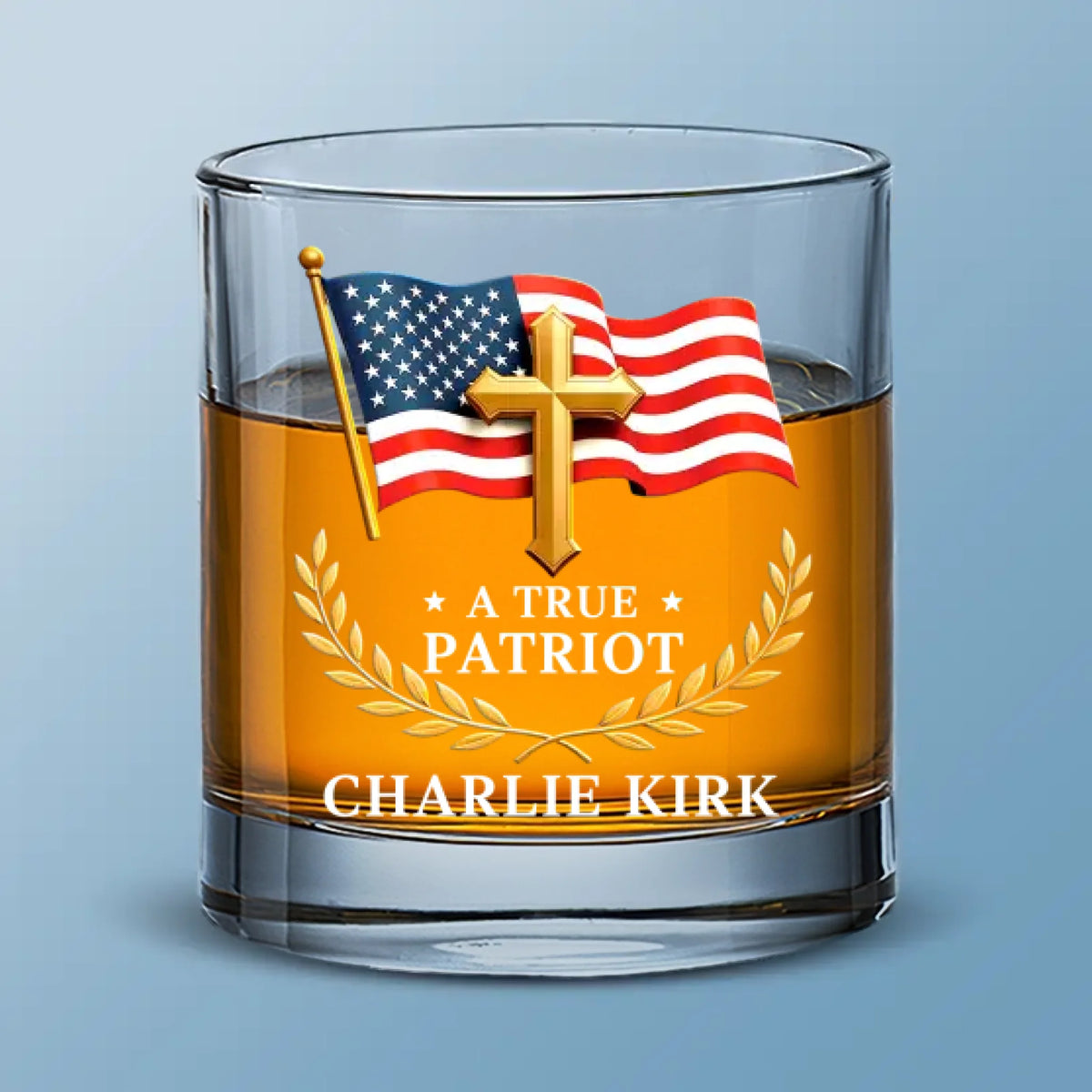 Republican State Whiskey Glass - US Patriotic Pride Gifts For Conservative Supporters, CK Legacy Edition, Wine, Bourbon, Whiskey Lovers - A True Patriot