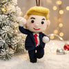 Republican State Crochet Ornament - US Patriotic Pride Christmas Gifts For Conservative Supporters - Red, White, And Jolly