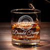 45 47 Republican State Whiskey Glass - US Patriotic Pride Gifts For Conservative Supporters, Wine, Bourbon, Whiskey Lovers - 47 Limited Edition