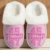 45 47 Republican State Fluffy Slippers With Fur Lining - Personalized US Patriotic Pride, Christmas Gifts For Conservative Supporters - Patriot Dreams, Fluffy Comfort