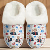 45 47 Republican State Custom Fluffy Slippers With Fur Lining - Personalized US Patriotic Pride, Christmas Gifts For Conservative Supporters - Red, White, And Snooze