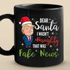 Republican State Black Mug - US Patriotic Pride Gifts For Conservative Supporters, Christmas Gift - I Wasn't Naughty