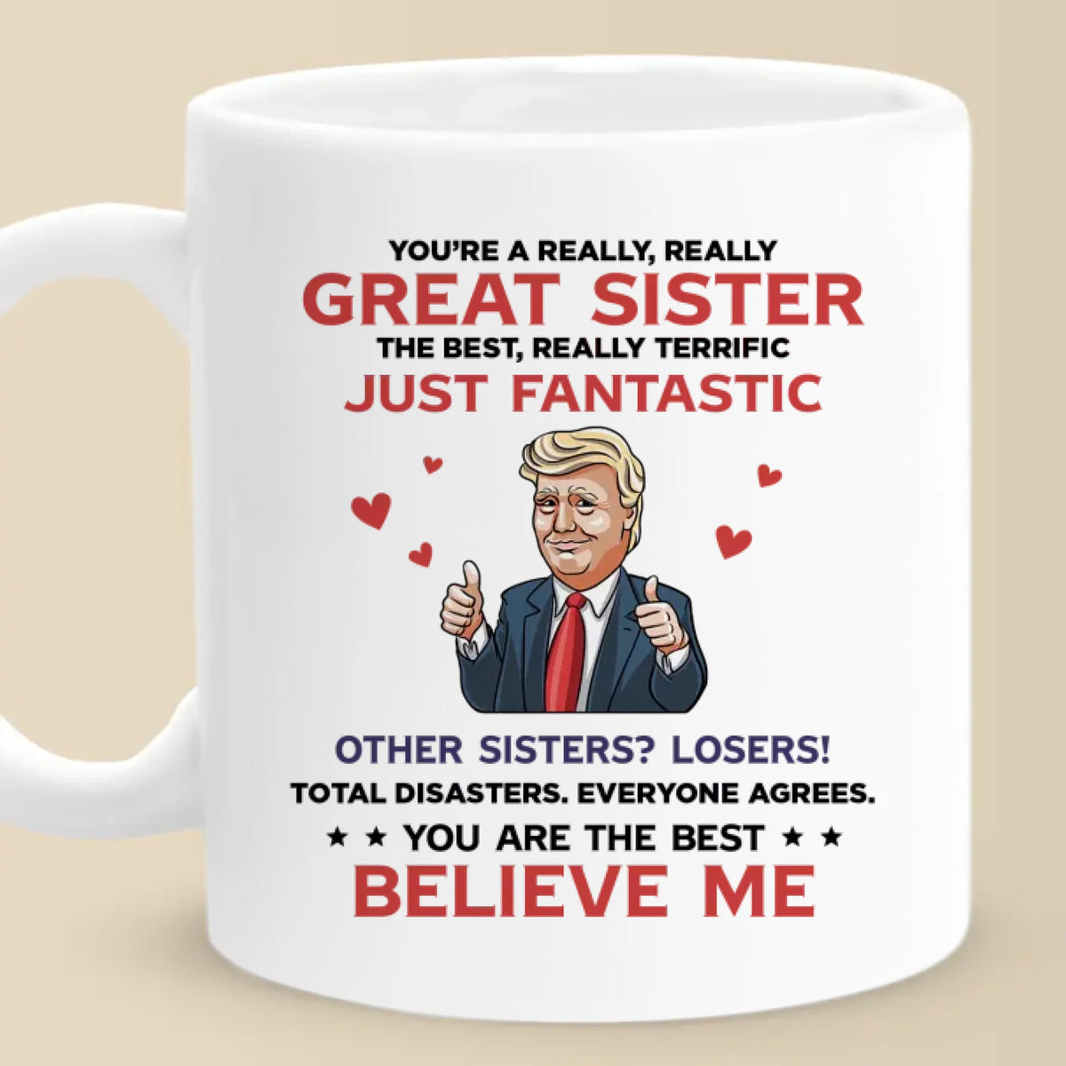 Republican State Mug - US Patriotic Pride Gifts For Conservative Supporters, Christmas Gift - Just Fantastic Sister