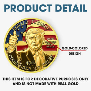 Seal Of The President Of The United States - US Elections Gold-Colored Coin