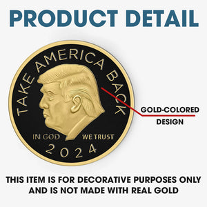 We Trust The Legend - US Elections Gold-Colored Coin