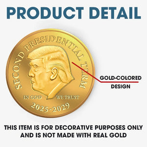 A Time For Hope And Renewal Is Here - US Elections Gold-Colored Coin