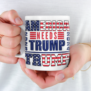 The Greatest Human Being America Needs - 3D Inflated Effect Printed Mug