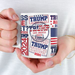 The Man Sustains American Success - 3D Inflated Effect Printed Mug