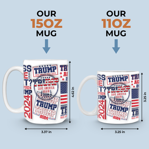 The Man Sustains American Success - 3D Inflated Effect Printed Mug