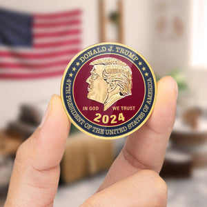 The 47th President Of The United States Of America - US Elections Gold-Colored Coin