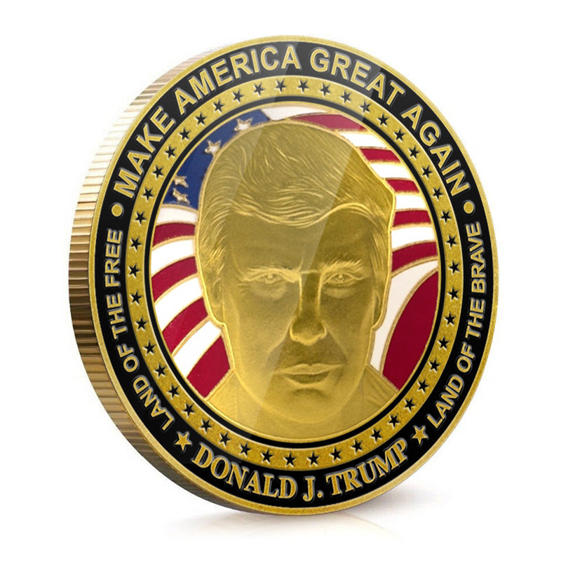 Land Of The Free, Land Of The Brave - US Elections Gold-Colored Coin