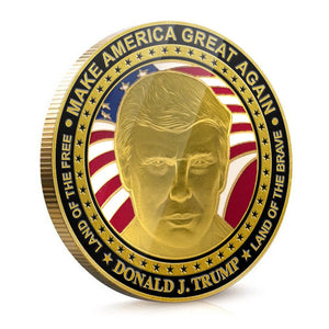 Land Of The Free, Land Of The Brave - US Elections Gold-Colored Coin